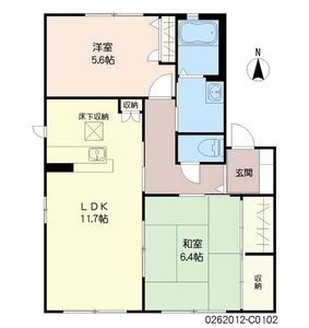 ロイヤルパレス本城　Ｃ棟 C0102号室