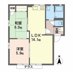 グリーンコートＩ　Ｂ棟 B0101号室