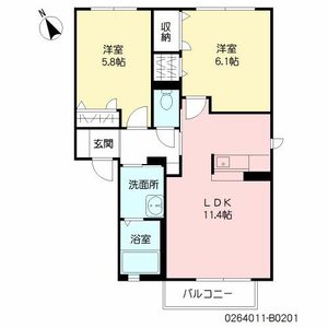 ＪＳイン　Ｂ棟 B0201号室