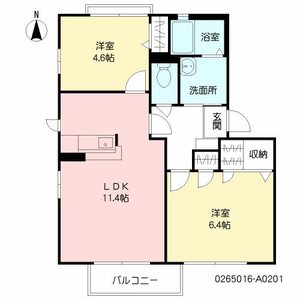 ファミールオガタ　Ａ棟　＊ A0201号室