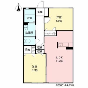 メゾングランドールＫＡＮＺＡＫＩ A0102号室