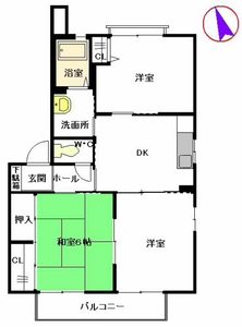コーポラス青葉　Ｂ棟　＊＊ B0201号室