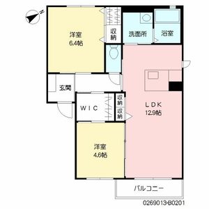 フェリーク　Ⅱ棟　＊＊ B0201号室