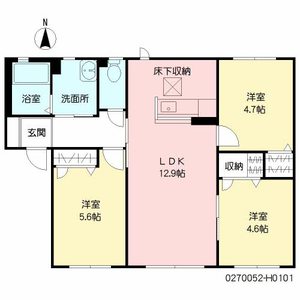 フォレスト　Ⅷ棟　＊ H0101号室