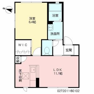 ウィスティリア神岳　Ｂ棟　＊＊ B0102号室