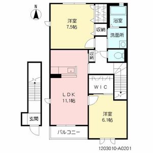 ヴィサージュ　Ⅰ棟　＊＊ A0201号室