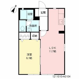 ドミール博多　Ａ棟　＊＊ A0104号室