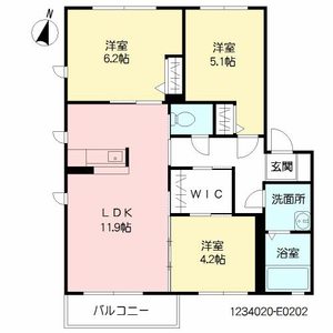 メゾン２０　Ｅ棟　＊ E0202号室