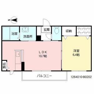 ジュネスＦｕｊｉ　Ｂ棟　＊＊ B0202号室