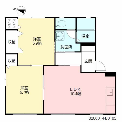 ラ シエロ B棟 ** B0103号-15