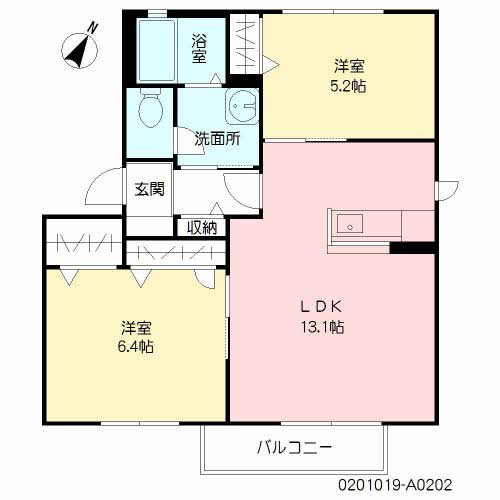 ディアスとも　Ａ棟　＊A0202-2