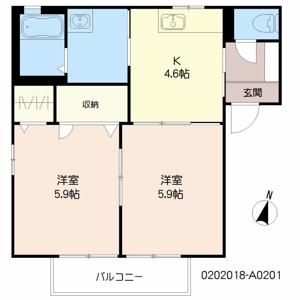 ディアスＹＫ　Ａ棟　＊A0201-2