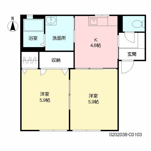 ディアスＹＫ　Ｃ棟　＊ C0103号-16