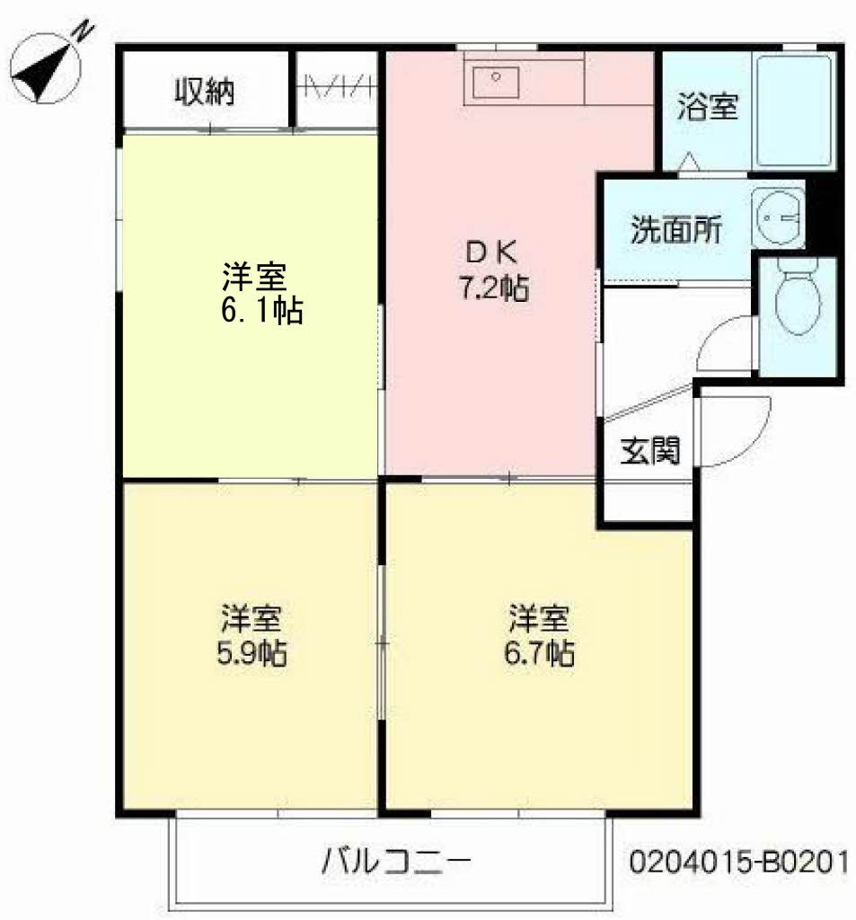 バリュージュ協和　Ｂ棟　＊ B0201号-16