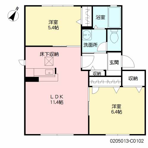 ベルスール　Ｃ棟　＊＊ C0102号-2