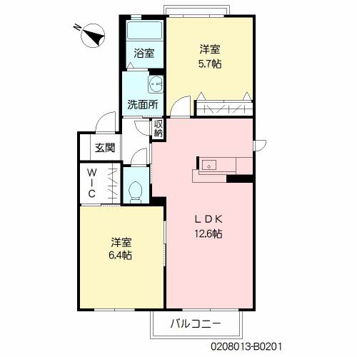 ゴールドヴィラ　Ｂ棟　＊＊ B0201号-16