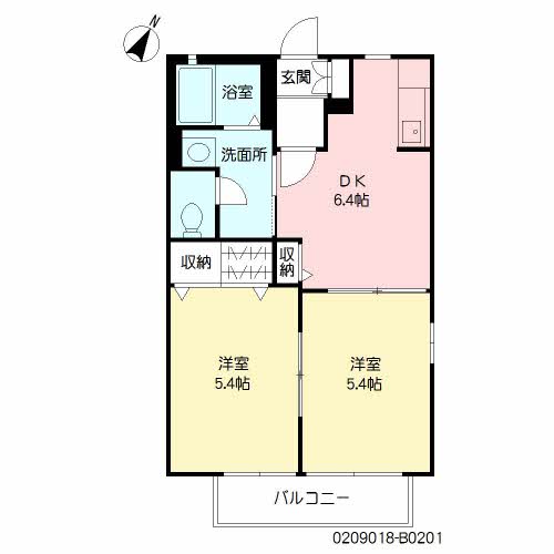 シャーメゾンＨ＆Ｉ　Ｂ棟　＊B0201-2