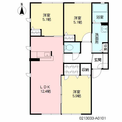 ネオファミール新鳥栖 A0101号-3