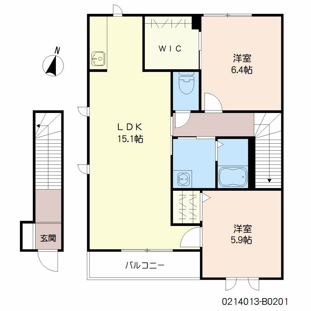 シャーメゾン本郷　Ｂ棟　＊B0201-2