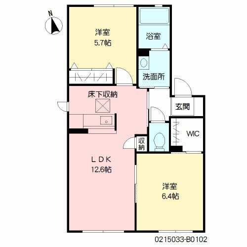 シャーメゾン小森野　Ｂ棟　＊＊ B0102号-16