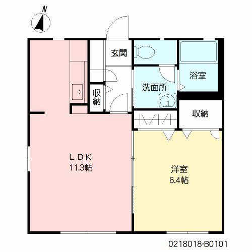 アネックス　スズランⅡ　Ｂ棟　＊ B0101号-16