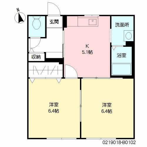 シャイニー・ウイング　Ｂ棟　＊＊B0102-2