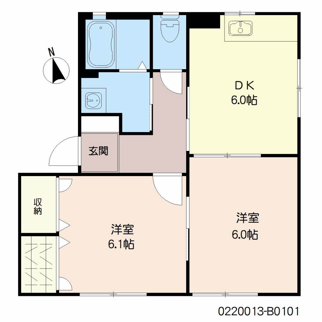 シャーメゾン矢加部 B棟 ** B0101号-16