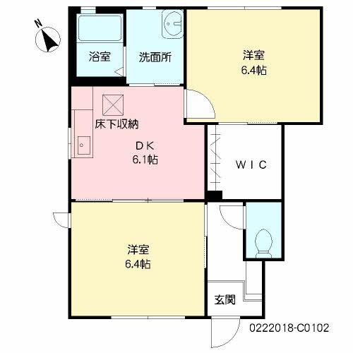 サンク・ブランシェ　Ｃ棟　＊＊C0102-2