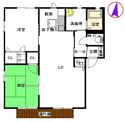 ラフィネ中曽根　Ａ棟　＊＊ A0101号-2