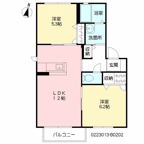 ピュアメゾン田代　Ｂ棟　＊＊B0202-2