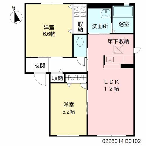 ジョイコート　Ｂ棟　＊＊B0102-2