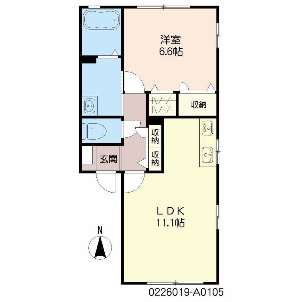 シャーメゾン札元　Ａ棟A0105-2