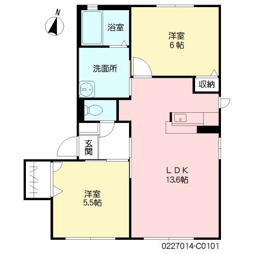 グリーンヒルズ兵庫　Ｃ棟　＊＊ C0101号-14