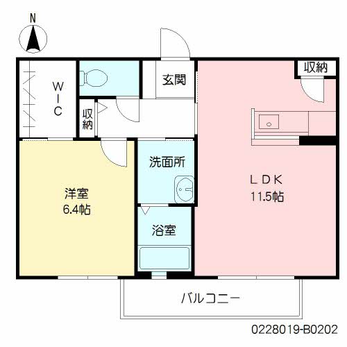 クラヴィエ隼人　Ⅱ棟 B0202号-14