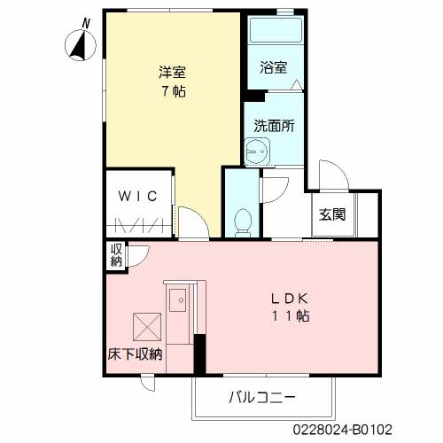 ソレイユ日の出　Ｂ棟　＊B0102-2