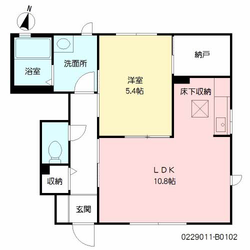 エスポアール　Ｂ棟　＊＊B0102-2