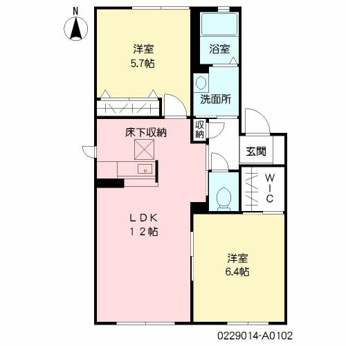 アベニュー　Ａ棟　＊＊A0102-2