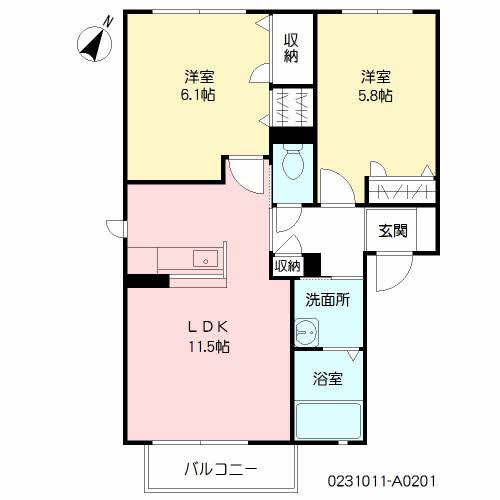 ヴィラシャーメゾン行橋　テルツォ　＊A0201-2