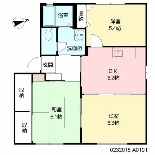 ストーク　２番館　Ａ棟　＊＊ A0101号-15
