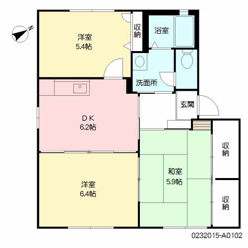 ストーク　２番館　Ａ棟　＊＊A0102-2