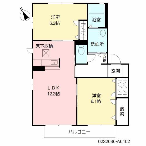 メゾンスリーゼⅢ　＊＊ A0102号-3