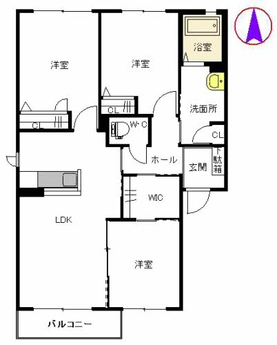 シュトラール　Ｂ棟　＊ B0201号-16