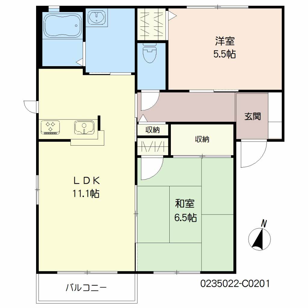 アムール Ⅲ棟 C0201号-13
