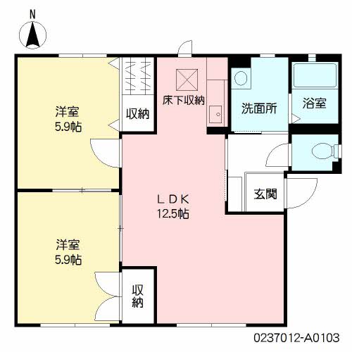 ラフィーネ岩瀬　＊ A0103号-9