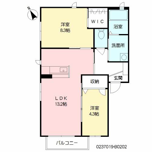 シャーメゾンＤ－ＳＫＹ　Ⅱ棟　＊B0202-2