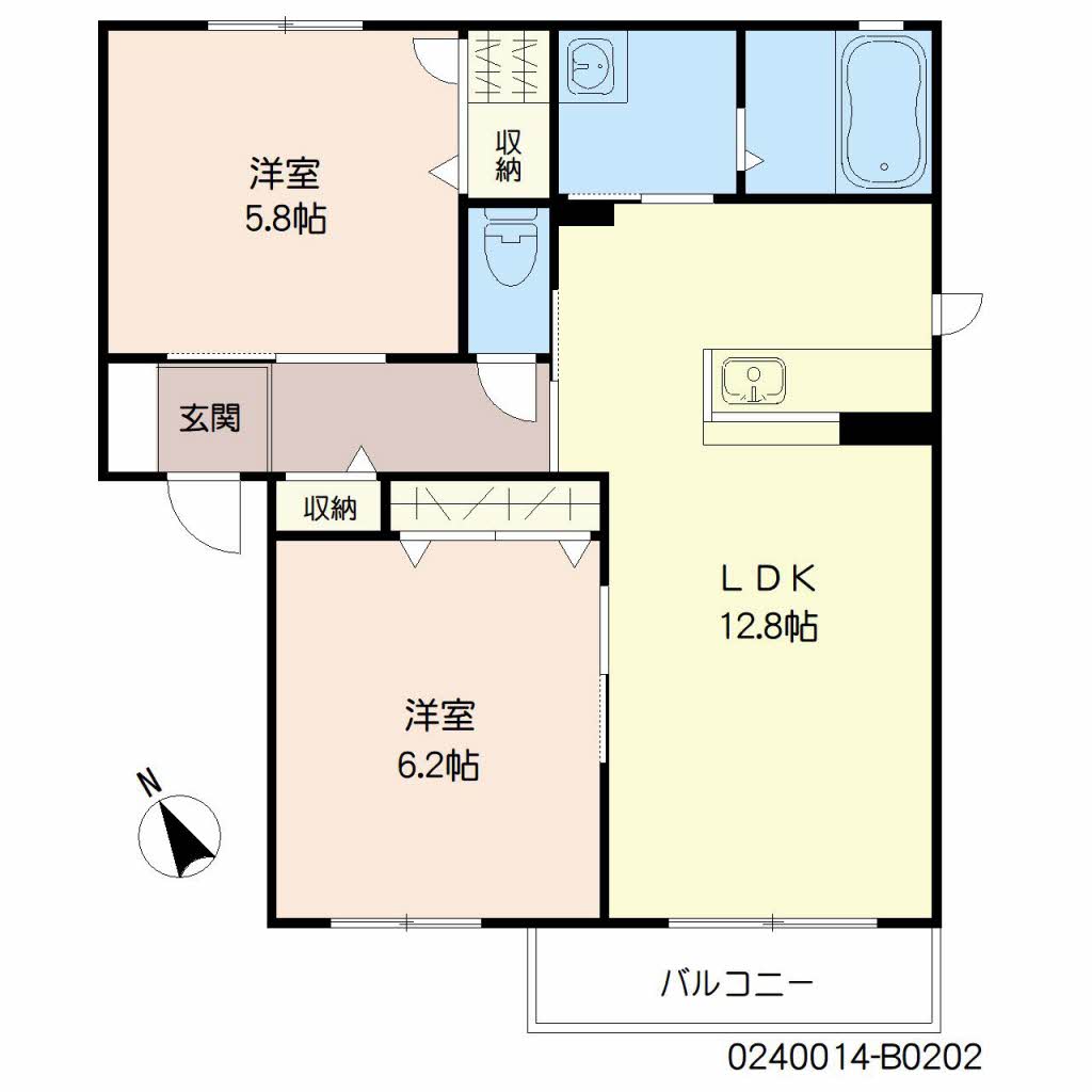 リバーサイドＴ　Ｂ棟　＊＊B0202-2