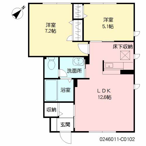 ＥＬＬＥ　ＧＡＲＤＥＮ　Ⅱ　Ｃ棟C0102-2