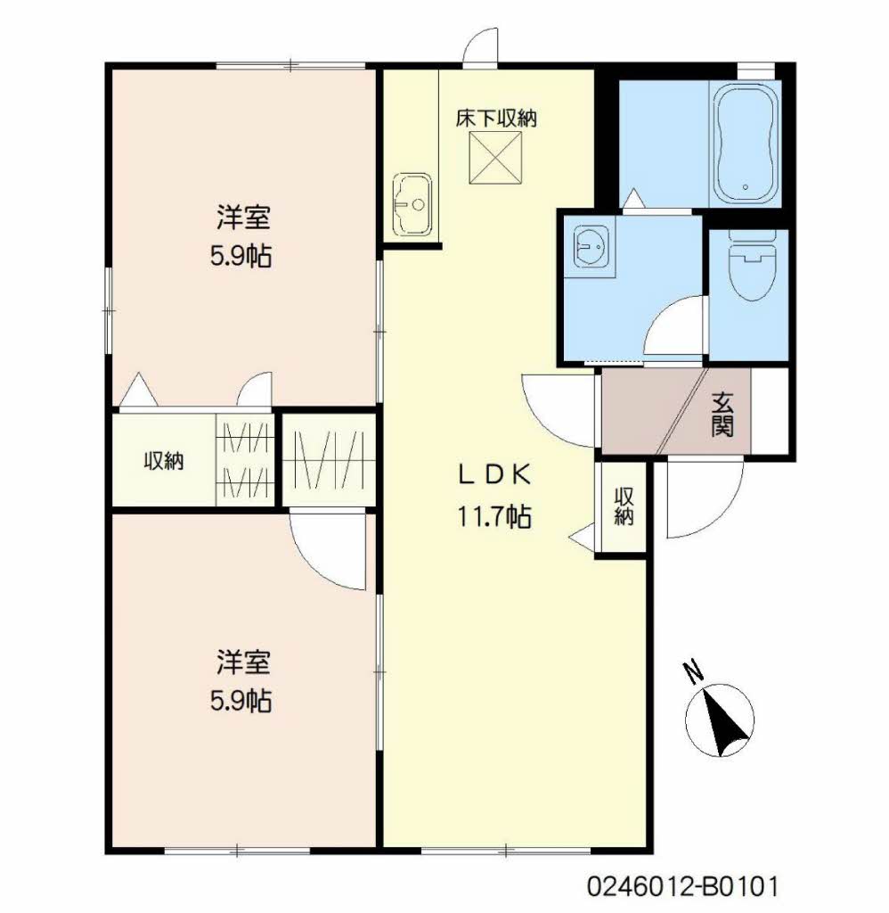 ノールカトレア　Ｂ棟　＊B0101-2