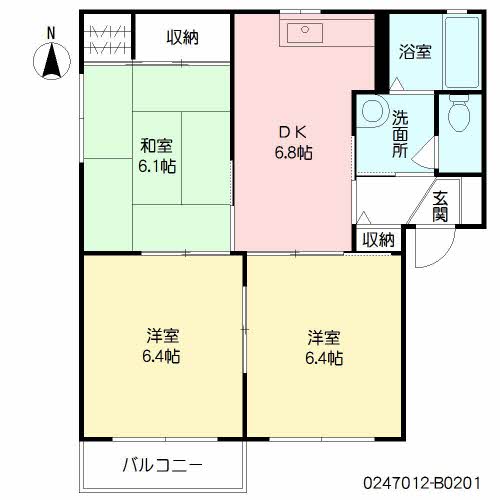ル・ソレイユ　＊＊　Ｂ棟 B0201号-16