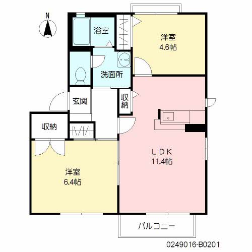 コーポ千草 B棟 ** B0201号-16